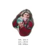 Venda Quente Transfronteiriça Tema Copa do Mundo Camisa Ronaldo Messi Troféu de Futebol Balão de Filme de Alumínio Desenho Animado Bola de Decoração de Aniversário