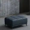 Sofá de cuero nórdico resistente a los arañazos, taburete, reposapiés, sala de estar, simple para el hogar, entrada, banco para cambiar zapatos, banco largo, taburete para pie de cama, cuero