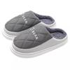 Chinelo de Algodão Doméstico Inverno Masculino Interior Chinelos Masculinos Impermeáveis Chinelos de Algodão Domésticos de Sola Grossa Feminino Inverno Masculino Atacado