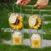 Regalo para el Día del Maestro 2026: Inserto Decorativo para Cupcakes Bobo, Etiqueta de Ramo de Girasoles, Bolsa de Regalo de Mano