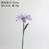Hierro de Vidrio Zibo Alambre de Hierro Simulado Hecho a Mano Flor de Diciembre Adornos de Decoración para Escritorio Artículo Caliente de Comercio Exterior Transfronterizo