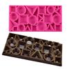 Molde de Silicona para Postres de Frambuesa y Chocolate de Venta Caliente Transfronteriza Corazón Burbuja Telaraña Molde para Hornear