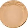 Fabricante de Papel para Freidora de Aire Cubierta de Comida Papel de Aceite de Silicona Vajilla de Madera Esterilla para Tazón Plato de Papel para Freidora de Aire con Forma de Tazón 7