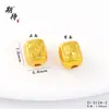 Ansioso pelo Cor Dourado Areia Vietnamita Auspicioso Tai Sui Zakiram Conservador de Cor Acessórios com Furo Passante Pulseira Acessórios com Furo Passante Dourado Areia
