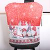 Funda de asiento navideña Suministros de decoración navideña Funda de silla roja Funda de taburete Decoración navideña Funda de asiento