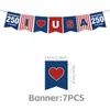 Artículos Populares Transfronterizos para la Celebración del 250º Día de la Independencia en EE. UU.: Decoraciones para Fiestas, Accesorios para Montaje de Ambiente Festivo, Muro para Registro Fotográfico