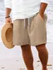 Calça Casual Masculina de Verão de Comprimento Médio, Tamanho Europeu, Marca de Moda High Street Europeia e Americana, Shorts Xadrez Casual Masculino, Cross-Border