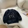 Sudadera con Forro Polar para Niños Estilo Nuevo Otoño/Invierno Moderna con Dibujos Animados para Bebés y Niños Adorable para Bebé Cuello Semi-Alto Chaqueta Versátil