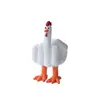 Enfeite de pato com dedo do meio, decoração de mesa de pato criativa e engraçada, presente peculiar e engraçado, suporte para celular