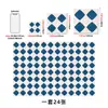 Renovación de pared impermeable para baños, pegatinas de azulejos autoadhesivas de PVC, calcomanías de pared con patrón geométrico moderno a prueba de aceite para cocina