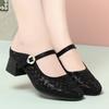 Meias Pantufa de Peça Única para Revenda, Estilo Verão em Malha Fina, Sapatos para Mãe, Sandálias para Uso Externo, Meias Pantufas Femininas