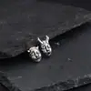 Pendientes Góticos Retro para los Muertos Prajna Pendientes de Máscara de Bebé Diablo Pendientes de Calavera Europeos y Americanos de Halloween