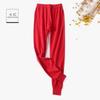 Calzoncillos Largos de Mamá para Adultos Mayores de Algodón Puro Holgados Línea del Anciano Pantalones de Cintura Alta talla extra Pantalones de Algodón y Lana Ropa Interior Pantalones Base