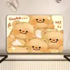 Tapete de Banheiro Ka Ai Estilo Desenho Animado Lama Diatomácea Urso Manteiga Absorvente de Água Antiderrapante em Estoque Dropshipping