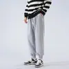Pantalones Deportivos de Algodón de Alta Calidad para Hombre, Ligeros y Gruesos, para Primavera/Otoño, Holgados, Casuales, Versátiles, Largos, Joggers, Estilo Pareja