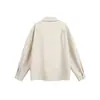 Ropa Vintage Yidao Otoño 2026 Nuevo Estilo Japonés Falso Dos Piezas Cuello en V Holgado Patchwork Bloque de Color Suéter Camisa de Manga Larga