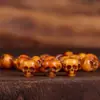 Hueso de Vaca Tallado a Mano Estilo Xizang Calavera Calavera Tathagata Estilo Étnico Principal Accesorios de Cuentas Budistas DIY