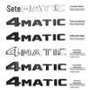 Aplicável a Mercedes-Benz 4matic labeling material ABS novo antigo logo de tração nas quatro rodas etiqueta traseira modificação de toda a série