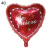Nuevo Globo de Aluminio de 18 pulgadas para el Día de San Valentín Español Boda Declaración de Amor Diseño de Escena Globo de Helio al por Mayor