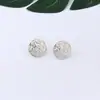 Pendientes de Clip con Textura Retro Sin Perforaciones Geométricos Redondos Simples Asimétricos Za Venta Caliente Transfronteriza Pinzas para Orejas Al por Mayor
