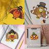 CM2107008 Pegatinas Transfronterizas de Acción de Gracias Pegatinas de Pavo Rompecabezas de Pavo Pegatinas DIY Pegatinas de Otoño