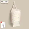 Bolsa porta-lenços de parede portátil para casa banheiro caixa de lenços de rolo bolsa organizadora suspensa banheiro bolsa suspensa à prova d'água