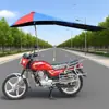 Guarda-chuva para Motocicleta Protetor Solar Ampliado Espesso Toldo Elétrico a Bateria Triciclo Proteção Solar Abrigo de Chuva Personalizado Atacado