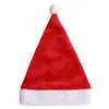Chapéus de Natal Populares da Amazon, Decorações de Natal, Chapéus de Natal de Veludo Dourado com Borda de Pelúcia para Adultos e Crianças