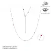 Colar de Prata Esterlina S925 Mais Vendido Transfronteiriço com Artesanato de Resina, Contas Coloridas, Corrente Irregular para Clavícula, Joia de Prata Versátil da Moda de Nicho