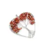 Piedra natural cristal ágata cobre hecho a mano color primario enrollado grava 5cm collar de amor accesorios diy