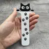 Design Acrílico Plano 2D Transfronteiriço Marcador de Página Chaveiro Clipe de Papel Gato e Cachorro Fofos