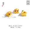 Daiyan Hecho a Mano DIY Cuentas Seis Caracteres Mantra Cuentas Pixiu León Despertar Bestia Devoradora de Oro Pulsera Accesorios Cuentas Joyería Accesorios