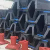 Defensas de goma arqueadas tipo SA bloques de goma anticolisión para muelles, barcos, embarcaderos y defensas de goma en forma de arco