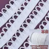 1.4 elástico furo largo cinto de dentes renda acessórios decoração meia-lua arqueada pequena renda roupa joias elástico