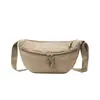 Bolsa estilo japonés ultraligera de tela Oxford resistente al agua, bolso versátil unisex para hombro y cruzado, bolso de sillín de nailon ligero y práctico
