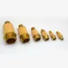 Silenciador neumático de latón BSL cabeza larga cabeza plana silenciador 1/8 tipo pagoda válvula solenoide resorte cubierta interior válvula de aceleración