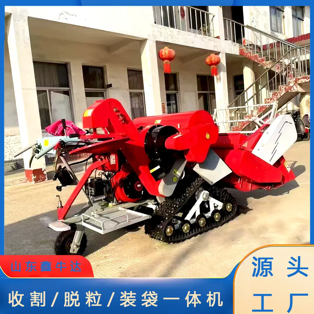15马力稻麦履带联合收割机 8