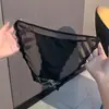 Ventas Directas de Fábrica Superventas Transfronterizos Lujo Ligero Chica Picante Estampado de Leopardo Pierna Alta Sexy Ropa Interior para Mujer Tentación Chica Pantalones Triángulo