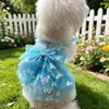 Vestido de tule para pet com borboleta em relevo dourado, novo design estiloso para cães pequenos e médios como Teddy, Bichon e Schnauzer