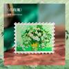 Pegatina acrílica para refrigerador personalizada pintura al óleo Monet Van Gogh sello conmemorativo de viaje pegatina para refrigerador hecha a medida