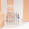 Kit de 6 cabeças polidoras de unha de aço tungstênio ferramenta de cabeça de lixa removedora de unha para remover pele morta cabeça de polimento frontal de diamante arte de unha