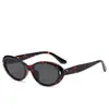 Gafas de sol retro de alta gama con montura ovalada blanca para mujer, nuevo modelo 2026, protección UV, adecuadas para caras cuadradas y redondas, gafas de sol graduadas