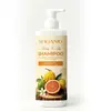 Kit de Cuidados com a Pele Hidratante Cítrico Natural 4 Peças para Comércio Exterior: Shampoo Controlador de Oleosidade, Máscara Capilar, Sabonete Líquido Hidratante, Loção Corporal