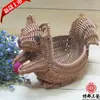 Cesta de armazenamento de rattan imitação de esquilo cesta de armazenamento de animal