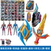 Espada Escudo Card Figura Brinquedo Transformável com Caixa de Cartas Brilhante Dupla Sublimação Corpo Arma Lâmina Espada Secundária