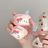Funda Protectora Linda de Tostada Gato KT para AirPods Pro 1ª/2ª Generación Auriculares Bluetooth Apple AirPods3