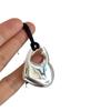 Em estoque Niche Design Sense Irregular Love Pingente Colar Feminino Luz Luxo High-end Sense Lã Corrente Clavícula Colar