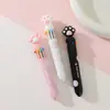 Chenxi Juego de Papelería de Garra de Gato de Dibujos Animados Caja de Regalo Bolígrafo de Color Bolígrafo de Gel Bolígrafo de Bola Bolígrafo Borrable para Regalos de Estudiantes Venta al por Mayor