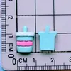Mini Espejo de Pato Brillante Mochila Accesorios de Gel Crema Pasador DIY con Decoración de Borde Taza Resina