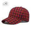 Comercio Exterior Transfronterizo Gorra al por Mayor Cuadros a Cuadros Gorra de Béisbol para Mujeres Protección Solar al Aire Libre Visera Gorra Casual de Ala Dura para Hombres